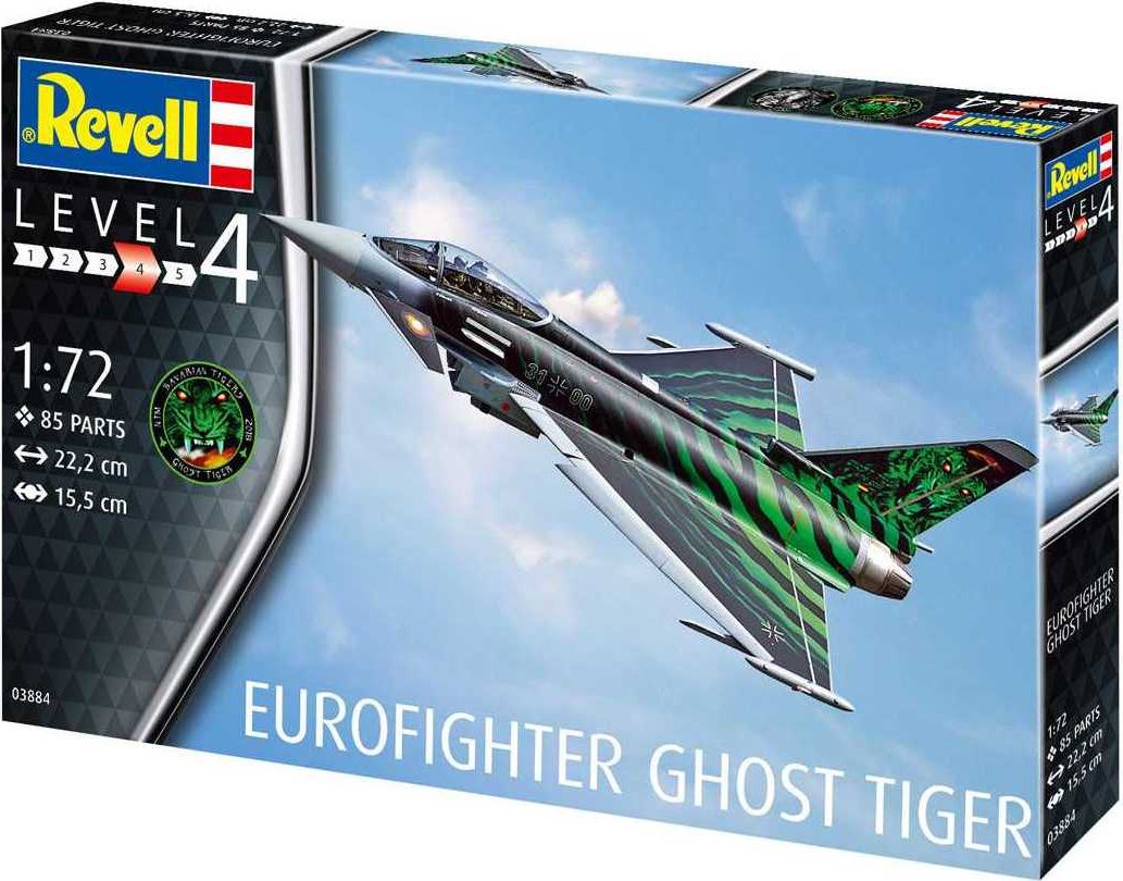 REVELL Plastic ModelKit letadlo 03884 - Eurofighter "Ghost Tiger " (1:72) - obrázek 2