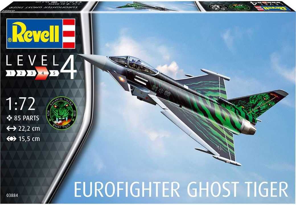 REVELL Plastic ModelKit letadlo 03884 - Eurofighter "Ghost Tiger " (1:72) - obrázek 3