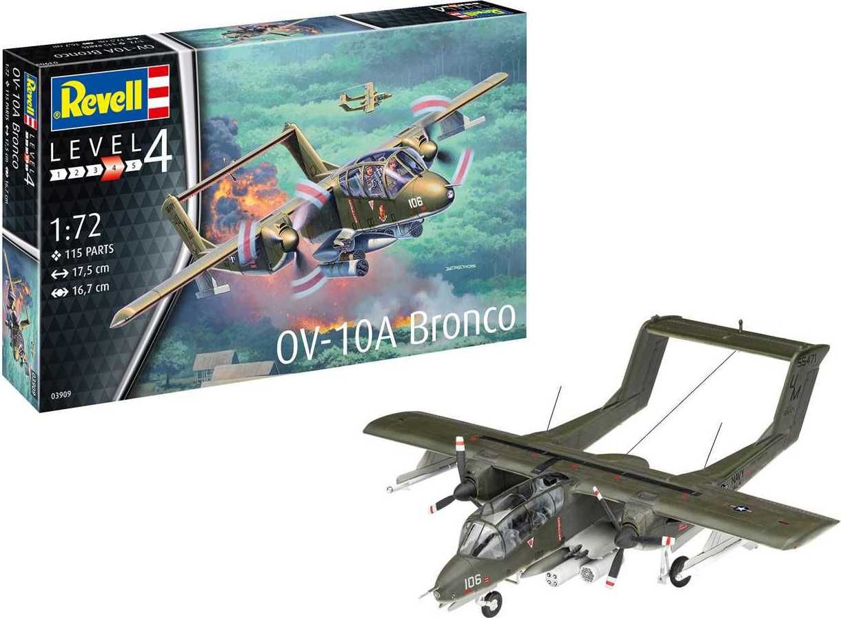 REVELL ModelSet letadlo 63909 - OV-10A Bronco (1:72) - obrázek 11