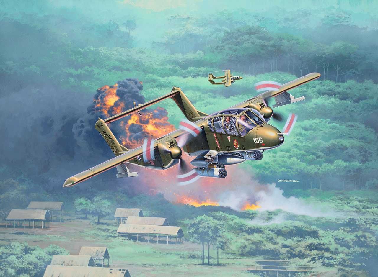 REVELL ModelSet letadlo 63909 - OV-10A Bronco (1:72) - obrázek 9