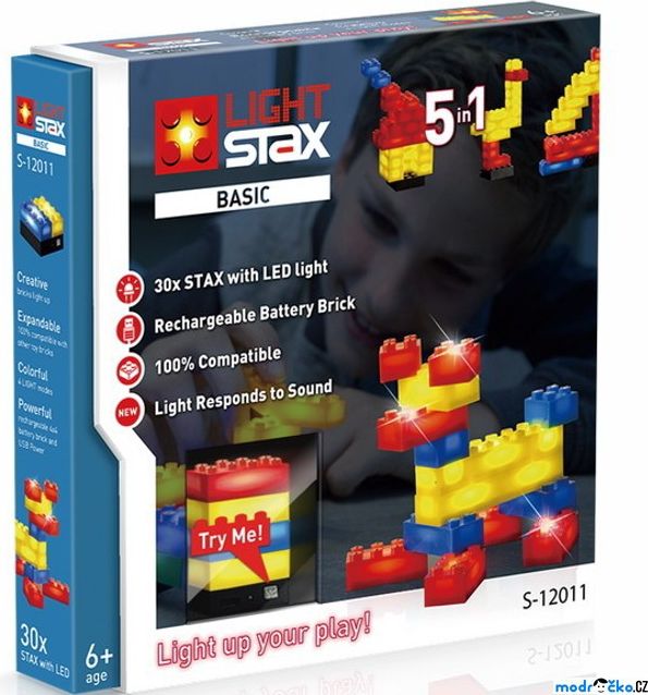 Light Stax - Basic V2, 30 svítících kostek - obrázek 1