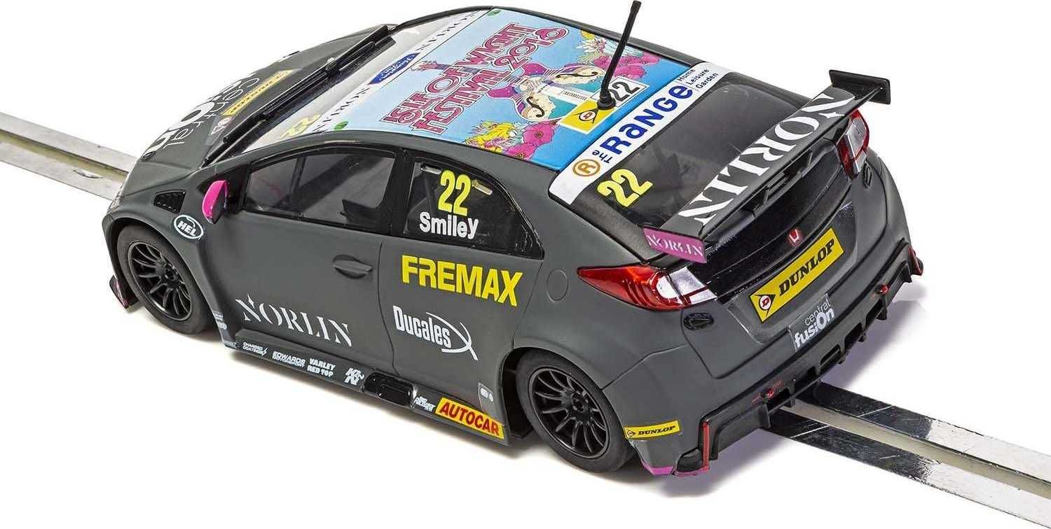 Autíčko Touring SCALEXTRIC C4015 - Honda Civic Type R - BTCC 2018 - Chris Smiley (1:32) - obrázek 3