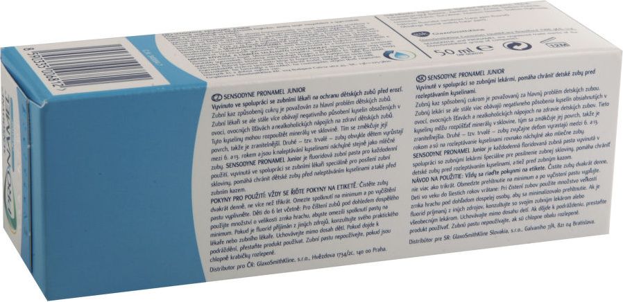 Sensodyne Pronamel Junior ZP 50ml - obrázek 2