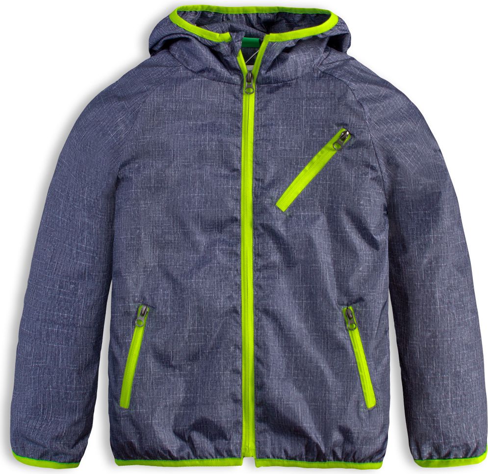 Chlapecká šusťáková bunda KNOT SO BAD META GREEN modrá Velikost: 152 - obrázek 1