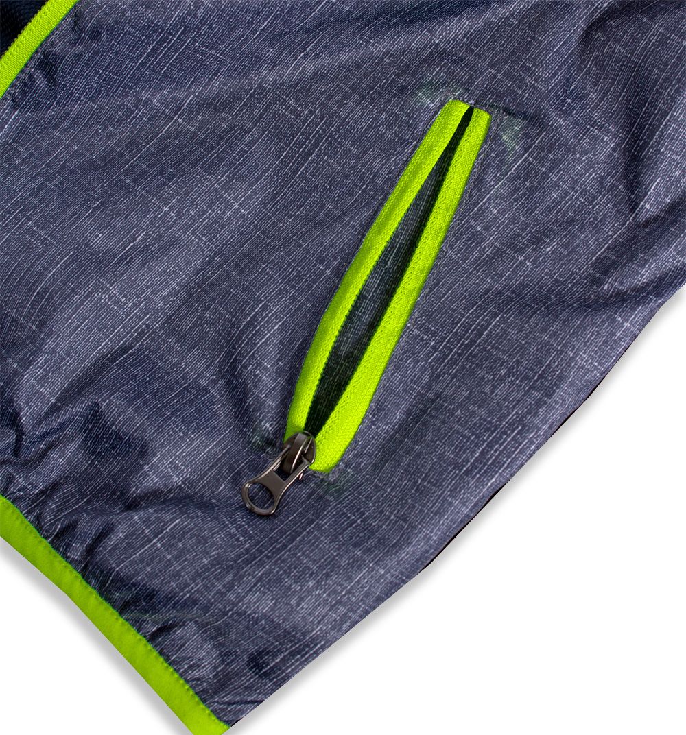 Chlapecká šusťáková bunda KNOT SO BAD META GREEN modrá Velikost: 152 - obrázek 5