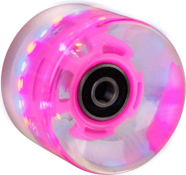 WORKER Svítící kolečko na penny board 60*45 mm vč. ložisek ABEC 7 modrá - obrázek 7