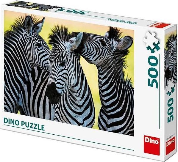 TŘI ZEBRY 500 Puzzle - obrázek 1