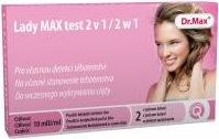 Dr.Max Lady MAX test 2v1 těhotenský test 2 ks - obrázek 1
