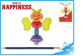 Mikro Trading hrastítko brouček 13cm Baby´s Happiness - obrázek 1