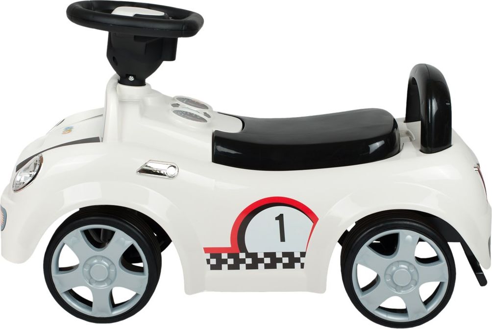 Dětské odrážedlo se zvukem Miniautíčko Bayo white - obrázek 2