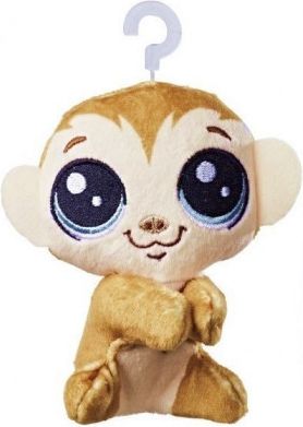Hasbro Littlest Pet Shop LPS Plyšová opička Clicks Monkeyford s klipem - obrázek 1