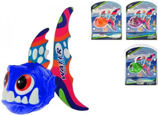 Mořská roboryba 13cm plast na baterie se světlem asst 4 barvy - obrázek 1