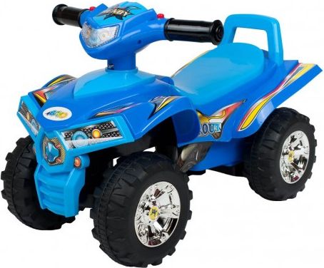 Dětské odrážedlo se zvukem Čtyřkolka Bayo blue, Modrá - obrázek 1