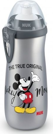 Dětská láhev NUK Sports Cup Disney Cool Mickey 450 ml grey, Šedá - obrázek 1