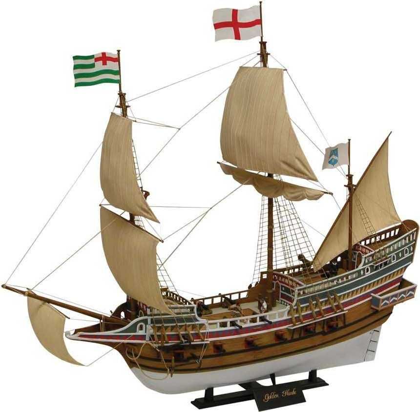 AIRFIX Classic Kit VINTAGE loď A09258V - Golden Hind (1:72) - obrázek 2