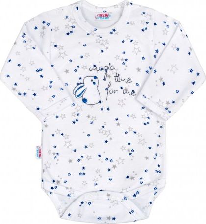 Kojenecké body New Baby Magic Star modré, Modrá, 74 (6-9m) - obrázek 1