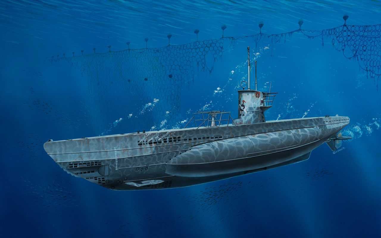 REVELL ModelSet ponorka 65155 - German Submarine Type IIB (1943) (1:144) - obrázek 10