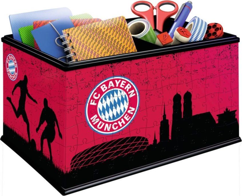 RAVENSBURGER 3D puzzle úložný box: FC Bayern Mnichov 216 dílků - obrázek 1