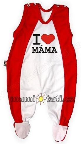 DEJNA Baby Dejna Dupačky Kolekce - I love Máma, vel. 62, K19 3/6měsíců - obrázek 1