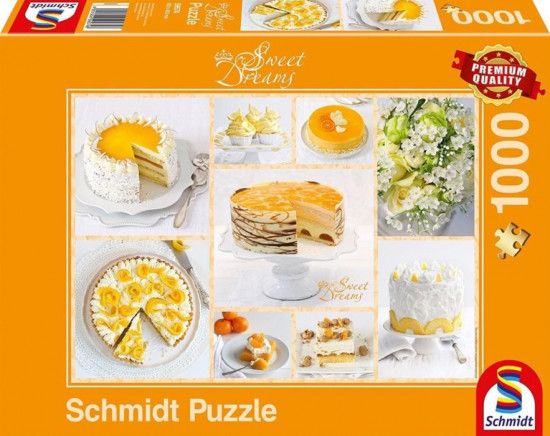 SCHMIDT Puzzle Sweet Dreams: Oranžové pokušení 1000 dílků - obrázek 1