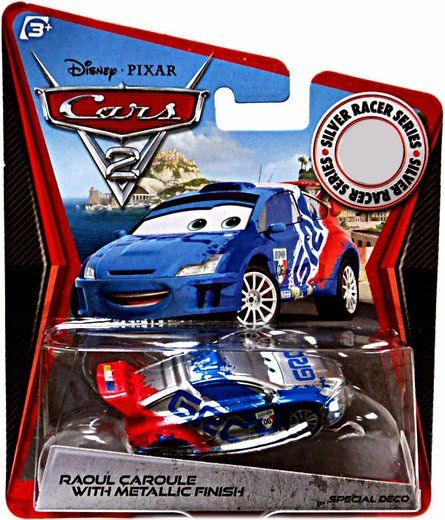 CARS 2 (Auta 2) - Raoul Caroule Silver Metallic Finish - obrázek 1