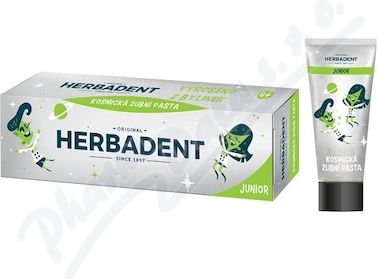 HERBADENT ORIGINAL kosmická zubní pasta Junior 75g - obrázek 1