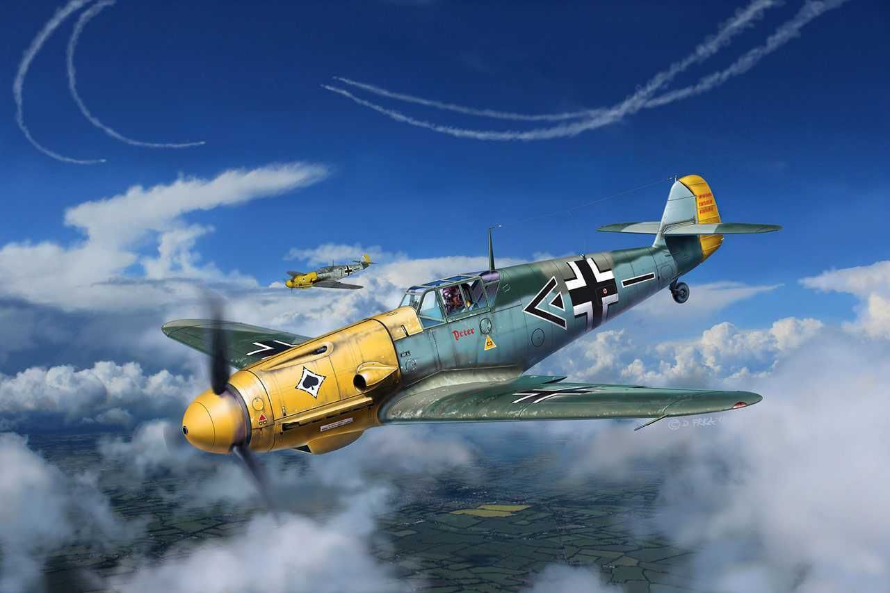REVELL ModelSet letadlo 63893 - Messerschmitt Bf109 F-2 (1:72) - obrázek 8