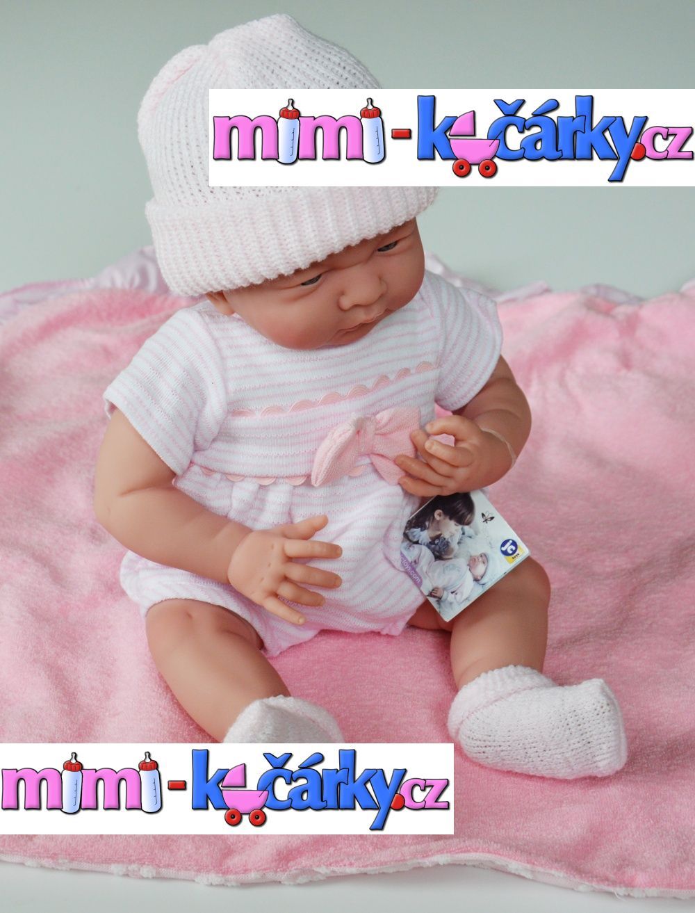 New born Berenguer holčička s výbavičkou 39 cm - obrázek 1
