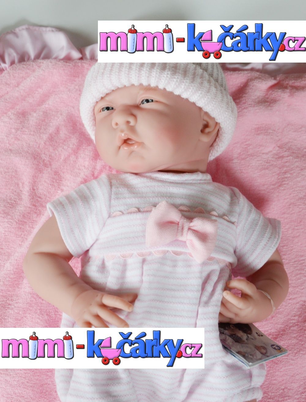 New born Berenguer holčička s výbavičkou 39 cm - obrázek 2