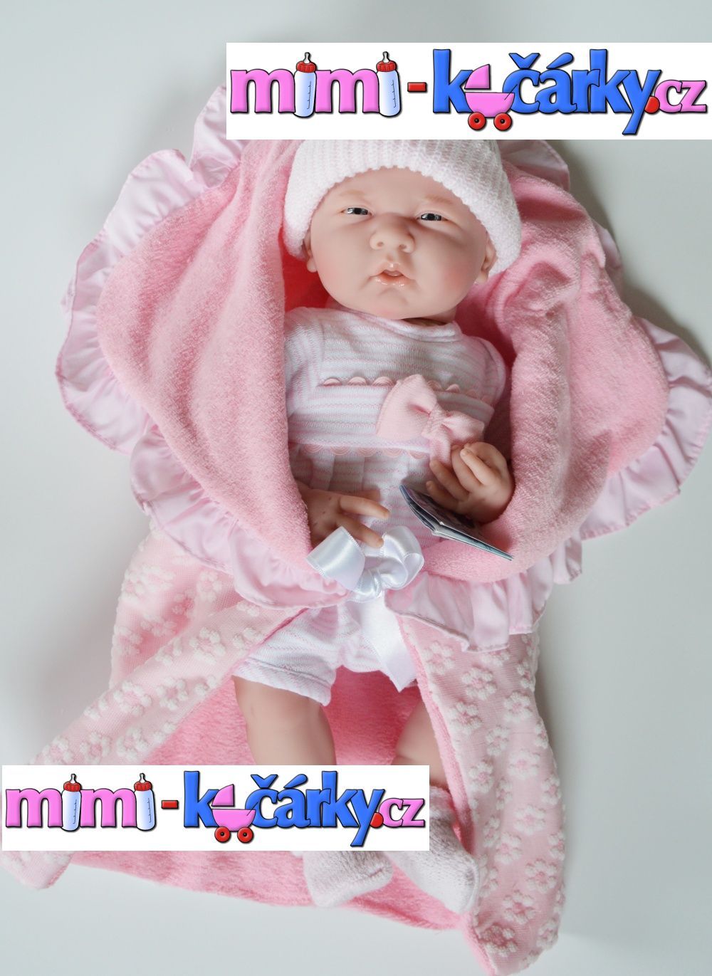 New born Berenguer holčička s výbavičkou 39 cm - obrázek 3