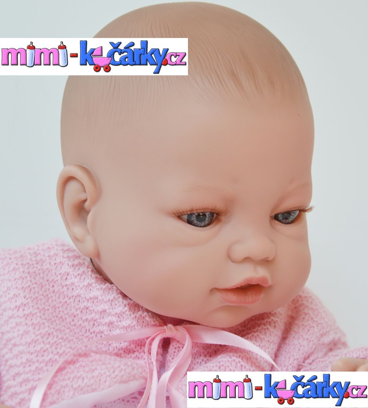 Realistické miminko Berbesa Angels v oblečku 42cm - obrázek 3