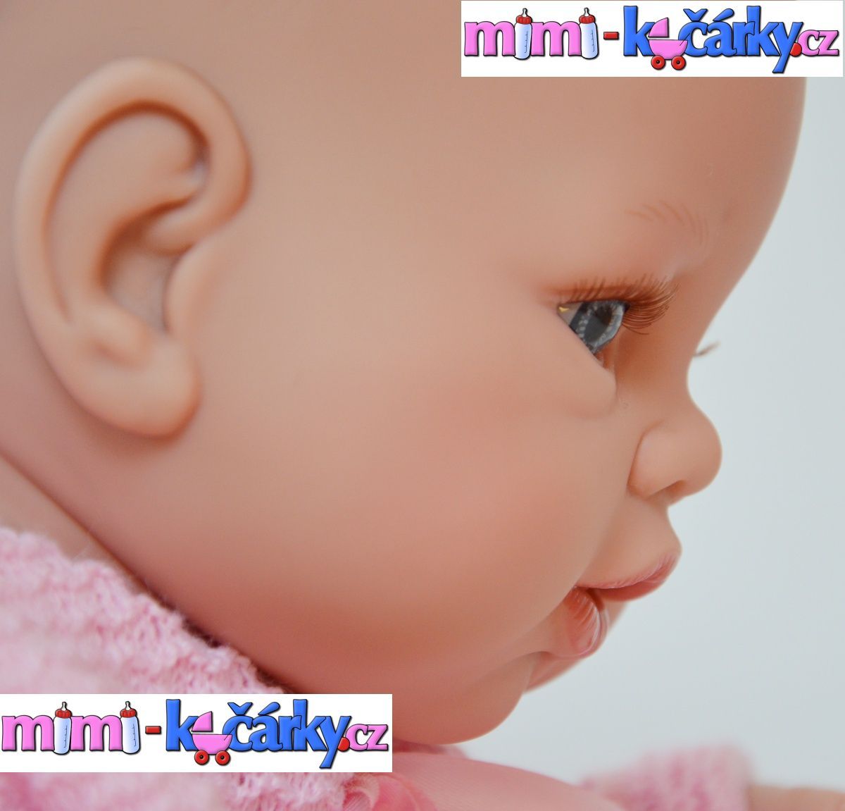 Realistické miminko Berbesa Angels v oblečku 42cm - obrázek 7