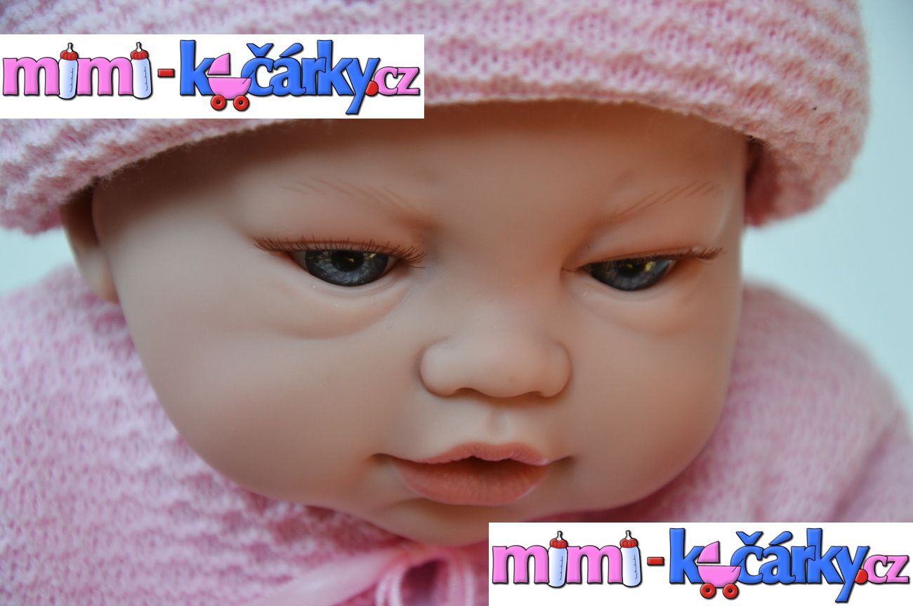 Realistické miminko Berbesa Angels v oblečku 42cm - obrázek 9