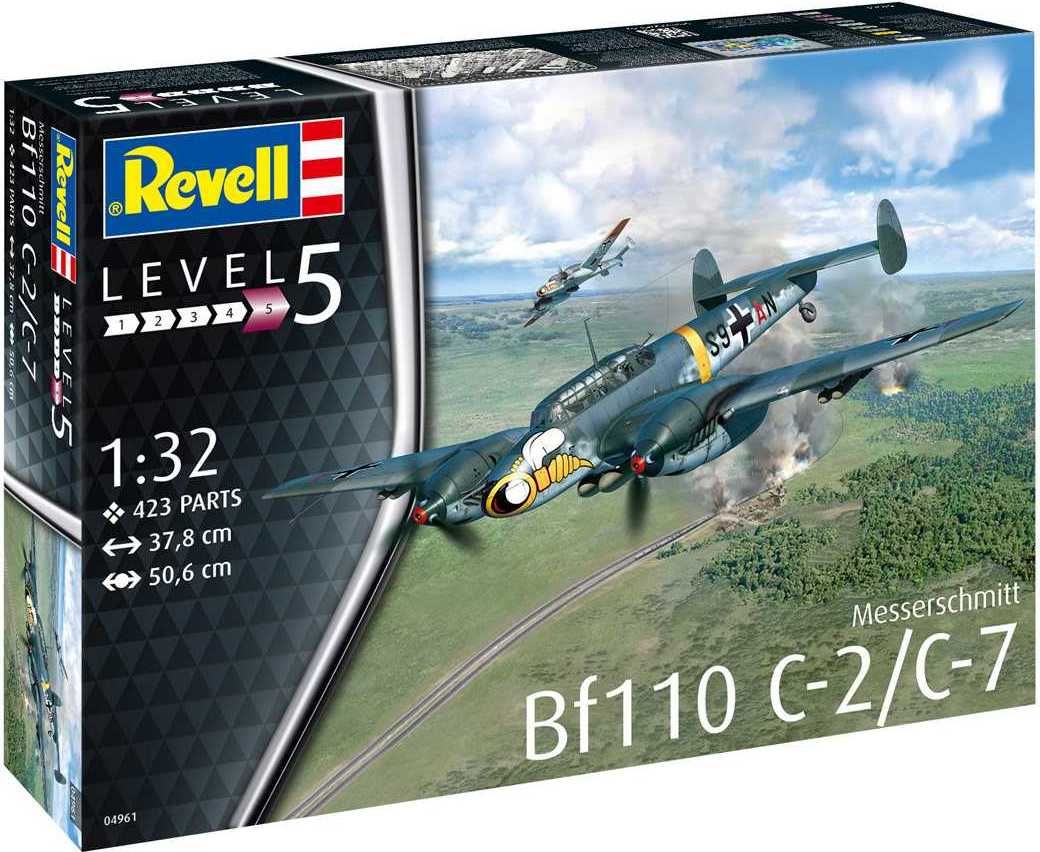 REVELL Plastic ModelKit letadlo 04961 - Messerschmitt Bf110 C-2/C-7 (1:32) - obrázek 1