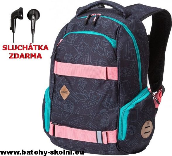Studentský batoh Nugget Bradley 3 D Traverse Black - Doprava Zdarma - obrázek 1