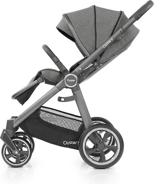 BABYSTYLE OYSTER 3 Sportovní kočárek s pláštěnkou Mercury/City Grey rám 2019 - obrázek 2