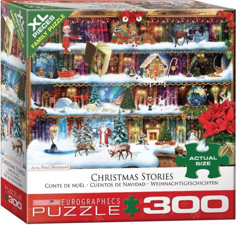 EUROGRAPHICS Puzzle Vánoční příběhy XL 300 dílků - obrázek 1