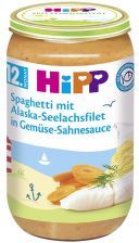 Hipp MENU Špagety s mořskou rybou a zeleninou ve smetanové omáčce 250 g - obrázek 1