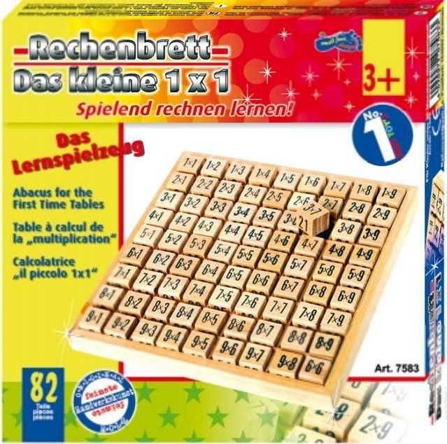 SMALL FOOT BY LEGLER Small Foot Školní pomůcky malá násobilka kostičky - obrázek 1