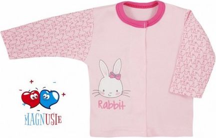 Kojenecký kabátek Koala Rabbit Magnet růžový, Růžová, 62 (3-6m) - obrázek 1