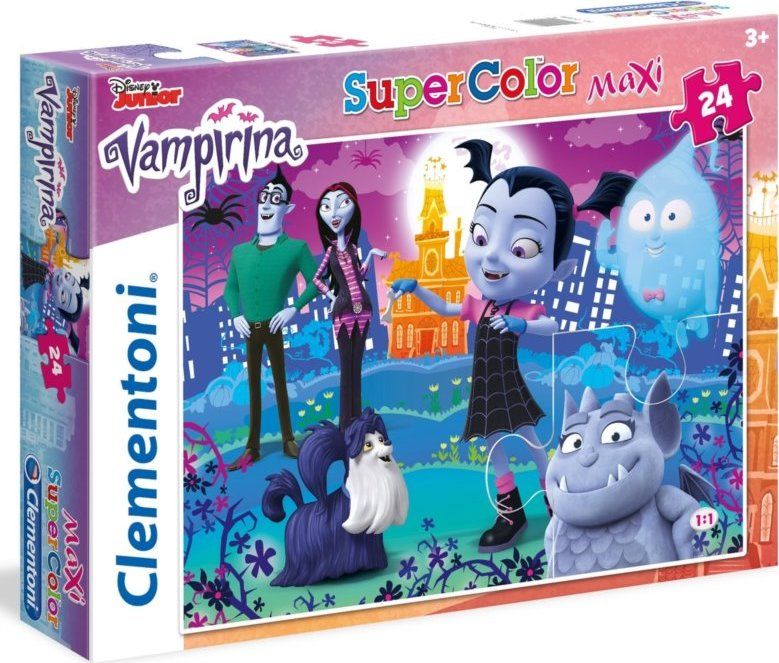 CLEMENTONI Puzzle Vampirina MAXI 24 dílků - obrázek 2