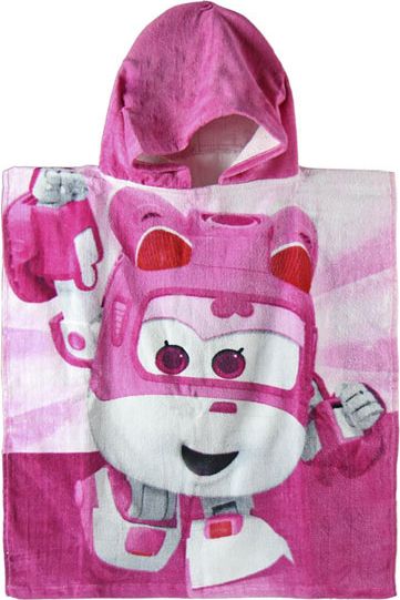 CERDA Pončo Super Wings pink Bavlna - Froté, 50/115 cm - obrázek 1