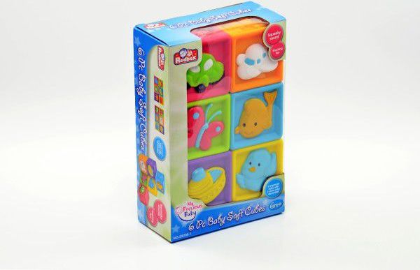 Teddies Dětské pískací kostky 6ks - obrázek 3