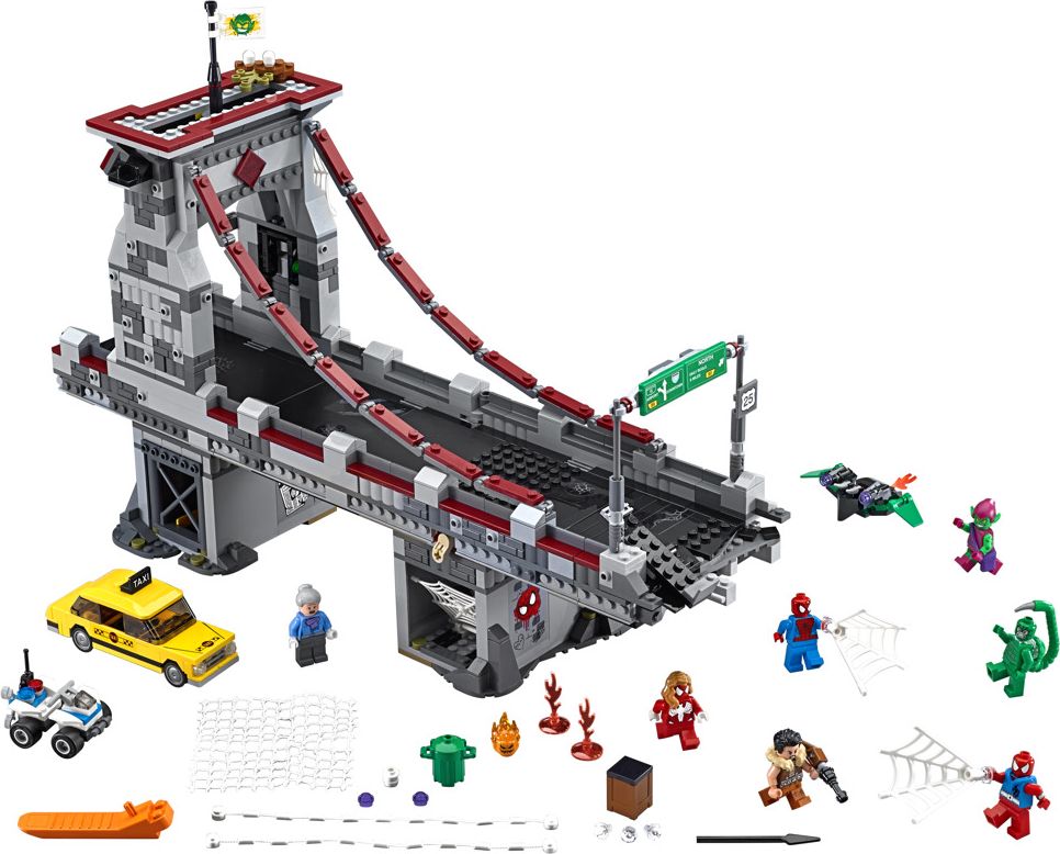 Lego Super Heroes Spiderman: Úžasný souboj pavoučích válečníků na mostě - obrázek 2