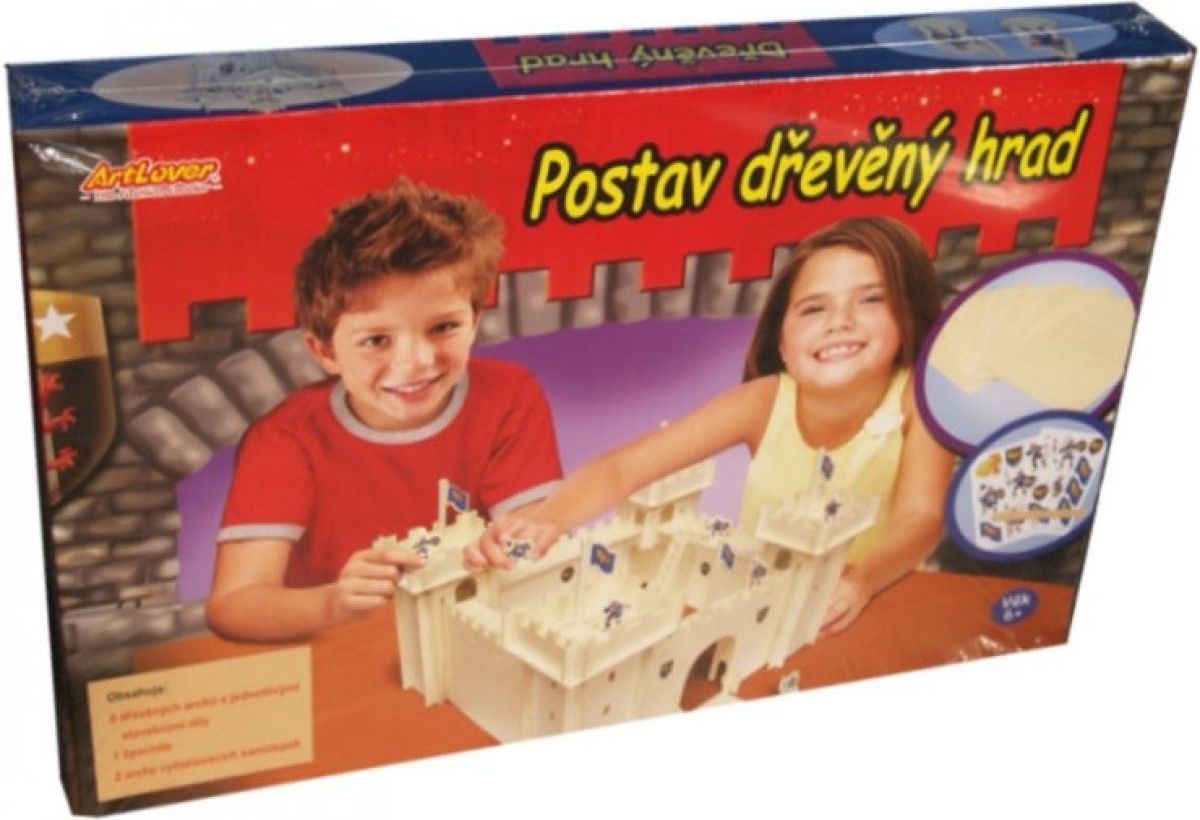 Creatoys Postav dřevěný hrad - obrázek 1