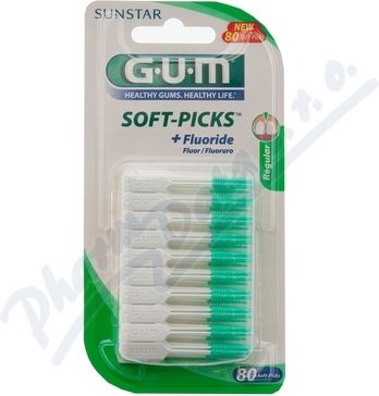 GUM mezizub. kart.SoftPicks gumový 80ks G632M80 - obrázek 1