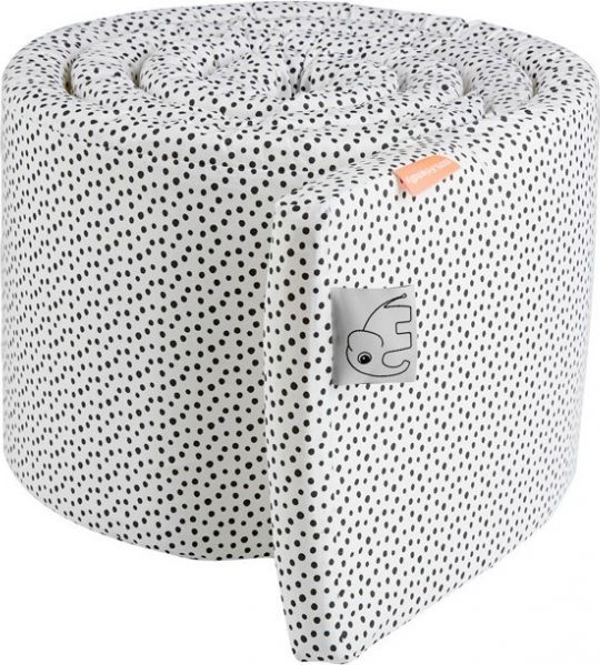 DONE BY DEER Mantinel do postýlky Happy dots - bílý - obrázek 1