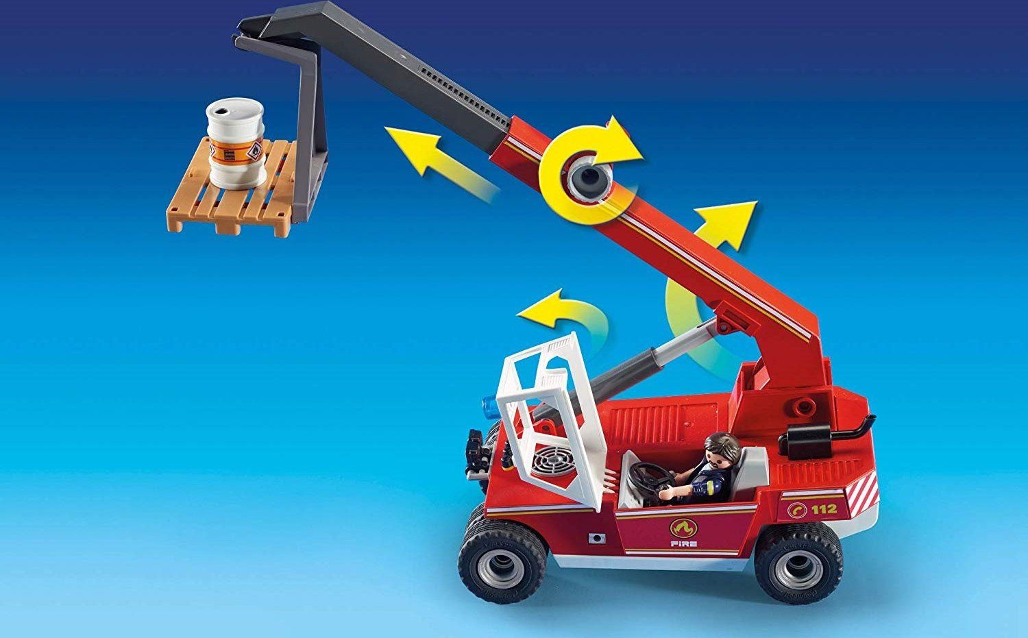 PLAYMOBIL Hasičský teleskopický nakladač 9465 - obrázek 2