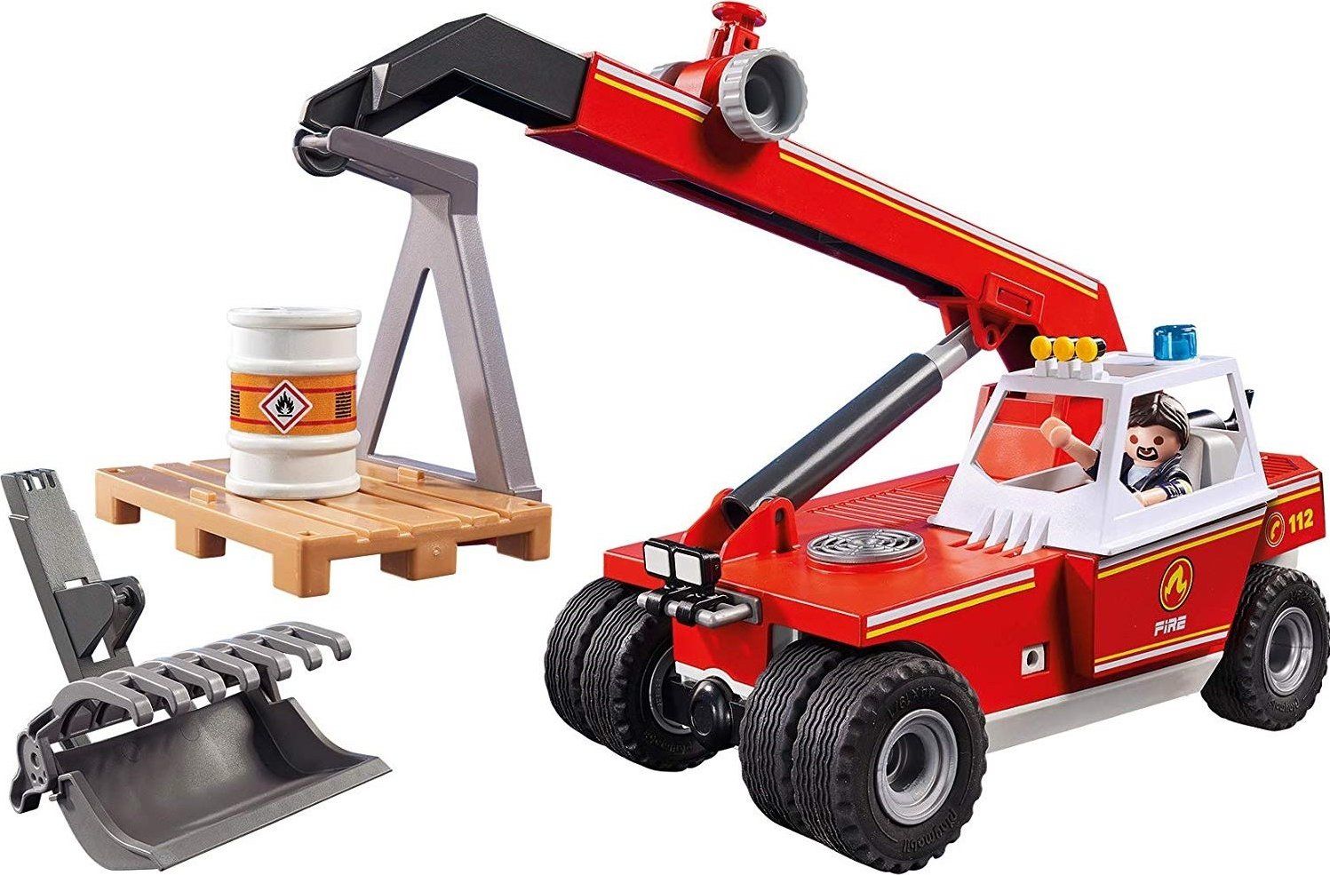 PLAYMOBIL Hasičský teleskopický nakladač 9465 - obrázek 5