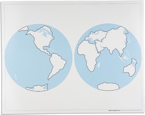 Kontrolní slepá mapa světa - obrázek 1